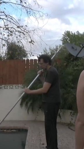 Big natural tits Rucca takes it in her hairy snatch