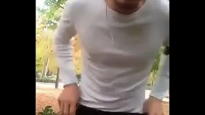 Graba video en el parque