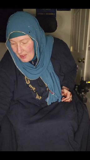 Nothing Like Unwrapping My Hijab for the Night and Getting Out of My Abayas and Over Dresses to My Underclothes