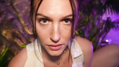 Blonde Stepsis craves creampie from Stepbro while roleplaying in POV Virtual Sex