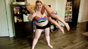 Pussycat Lift and Carry: Bettie Brickhouse Handles Masked Brigit Heart Like a Rag Doll Remastered!