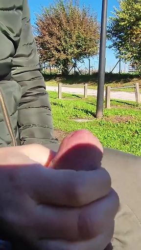 Key moment from &quot;FLASHING my COCK in front a everyone in a PUBLIC PARK and my STEPDAUGHER HELPS me CUMSHOT - REAL SEX RISKY&quot;