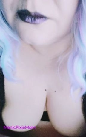 JOI POV Goth Mommy Plugs Your Ass and Lets you Cum Deep Inside Her