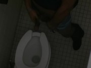 Caught Jerking Off In Public Bathroom