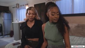 Ebony shemale Valeria Atreides bangs gf