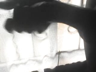 VERIFIED AMATEUR JACKING OFF HIS LARGE DONG THROUGHOUT THE WINDOW