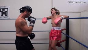 Bikini Thug Cori vs Rusty - Mixed Boxing (Lost Match) WindowsMedia