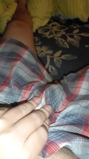 Huge Moaning Cumshot, Cum in Boxers, Shaking Orgasm