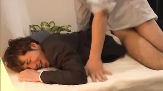 Japanese Gay Lovers Bareback Anal and Blowjob Session