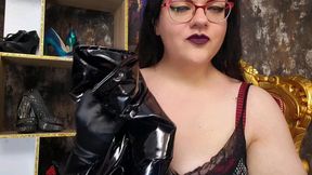 Smell My pvc jacket as you hear its crackling noise