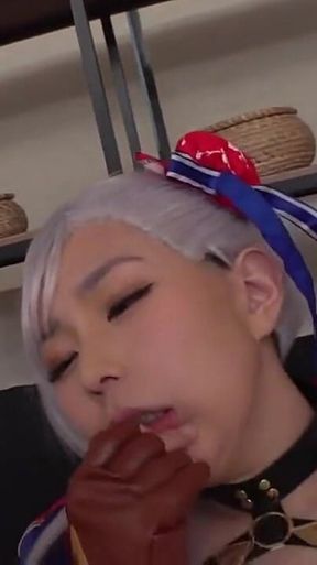 Photoshoot with Busty Asian Babe in Cosplay Went Too Far