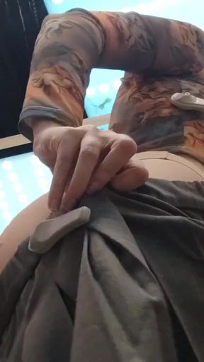 Captivating moment from &quot;Try On Haul Transparent Clothes, Completely See-Through. At The Mall. See on me in the fitting room&quot;