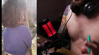 POINT OF VIEW in the forest - stellar trans lady eats my wood