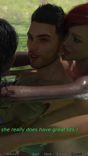 Captivating moment from &quot;Just Married - S1 Ep 3 - Emily and Jack pretended that Mr. Morrison was fucking Emily&quot;