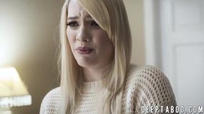 Stepdad's massive rod makes Kenna James take it missionary & creampied