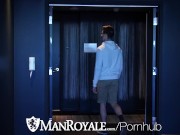 ManRoyale Strangers spontaneously fuck after movie