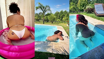 Fart Compilation Big Ass Farting in the Bathtub and Pool Making Bubbles