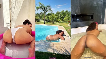 Fart Compilation Big Ass Farting in the Bathtub and Pool Making Bubbles