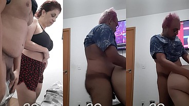 Come a rabuda da minha esposa e filmei sem ela saber