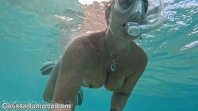 Carissa completely nude at the Maui beach