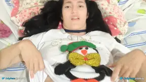Latina MILF in sexy doll costume wants a hard fucking