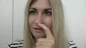 Pullout your giant nose boogers WMV FULL HD 1080p