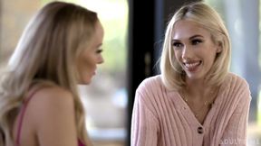 Adult Time - MILF Pristine Edge Can&#039;t Resist Scissoring Her Younger Coworker Sky Pierce&#039;s Wet Pussy!