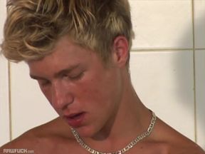 Blond Dudes Deep Dicks His Messy Buddy