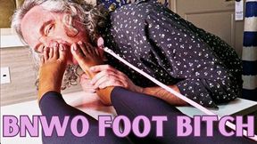 BNWO Foot Bitch - A foot domination scene featuring: ebony foot fetish, BNWO, foot licking, bare feet, soles, and slave training - 1080 MP4