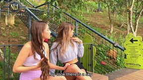 blind man, whore stepsisters! sofia & molly smith!