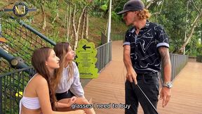 blind man, whore stepsisters! sofia & molly smith!