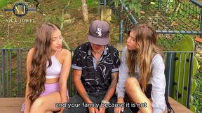 blind man, whore stepsisters! sofia & molly smith!