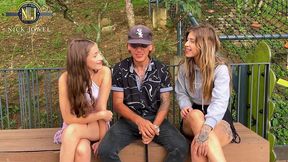 blind man, whore stepsisters! sofia & molly smith!