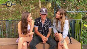 blind man, whore stepsisters! sofia & molly smith!