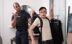 Trent King and Dane Jaxson banging in the backstage