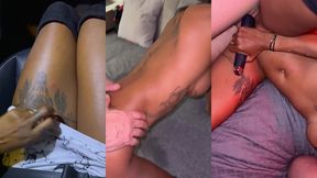 sextape trio hhf , full anal avec une deux queues enormes double ...