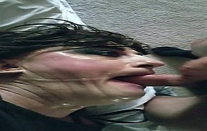 Nasty mature latina cd gets face fucking destroyed before throatpie