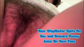 Stepsister Spits On You and Smears Pussy Juice on Your Face - Daisy Jacobs Messy Taboo Roleplay