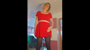 TS Lilly Sophie Wank Her Hard Girlsdick and Plays with Her Big Tits Until She Release Her Big Load