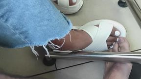 footsie under the table