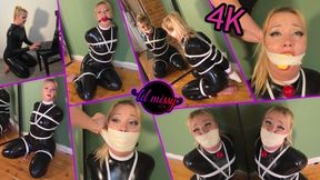 Latex Spy Gets Caught Tied And Gagged 4K