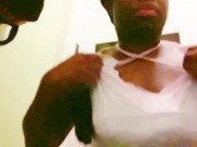 Miss Rose secretly plays with new clothes