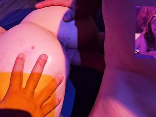 Bi pair sucks, licks, screws, rides, guides, and DVPs a thick knob Male+Male+Female