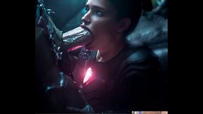 The Doom Slayer Getting His Cock Deepthroated By A Slut