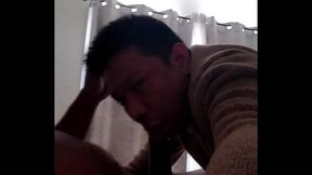 Tattooed Straight Black Man Feeds Cum in Intense Blowjob Session