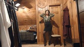 nylon clad stepmom cbt pov footjob