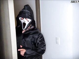 Large-bootied, multi-orgasmic Mexican Barbara Cordova gets drilled on Halloween night - Brian Evansx