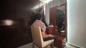 the barber shop with gali diva