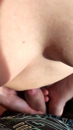Sexy MILF in Stockings Was Fucked on a Transparent Balcony