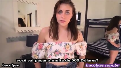 Pegando a meia-irm roubando - Legendado